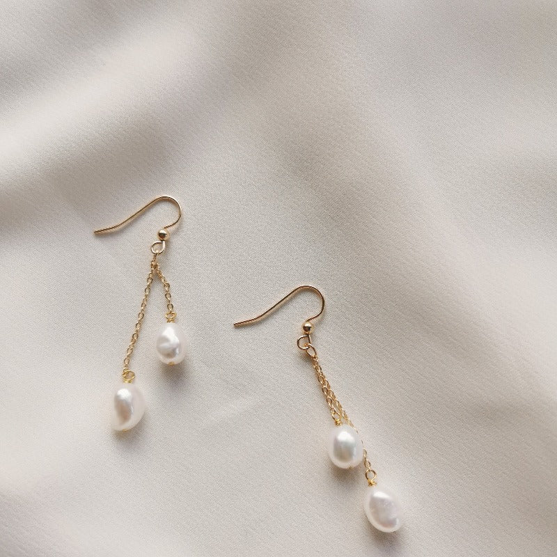 PearlLover | Jade Duet Earrings
