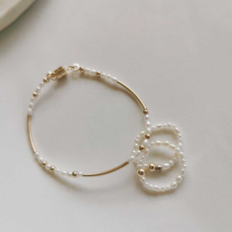Mini | Talia Mini Pearl Rings