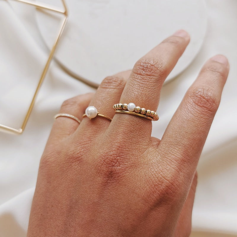 Mini | Evie Pearl Ring