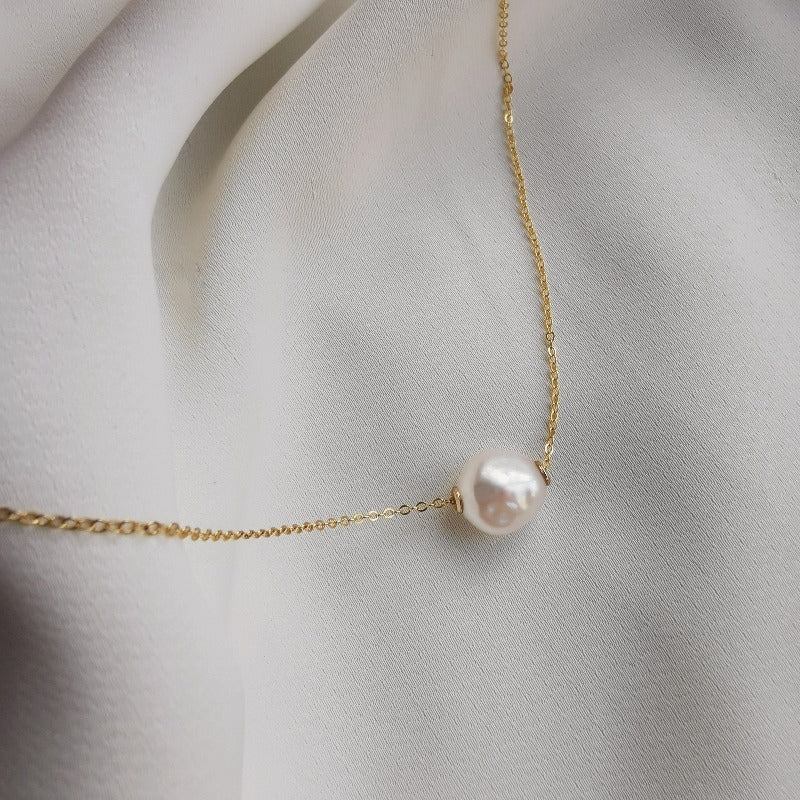PearlLover | Erica II Floating Pearl Necklace