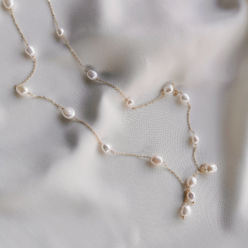PearlLover | Rylee Pearl Necklace II (rope length)