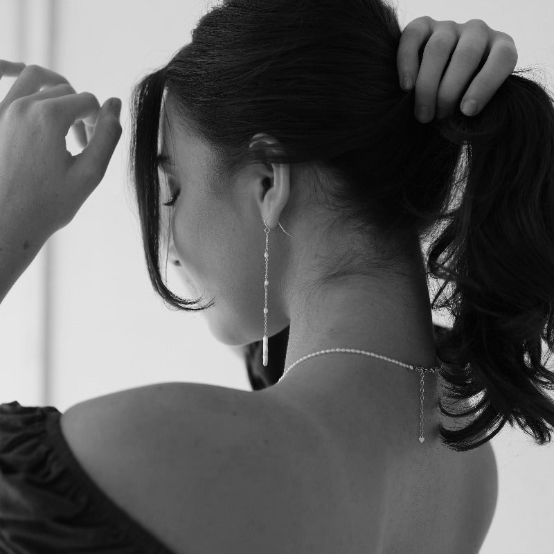 Mini | Francesca Skinny Drop Earrings