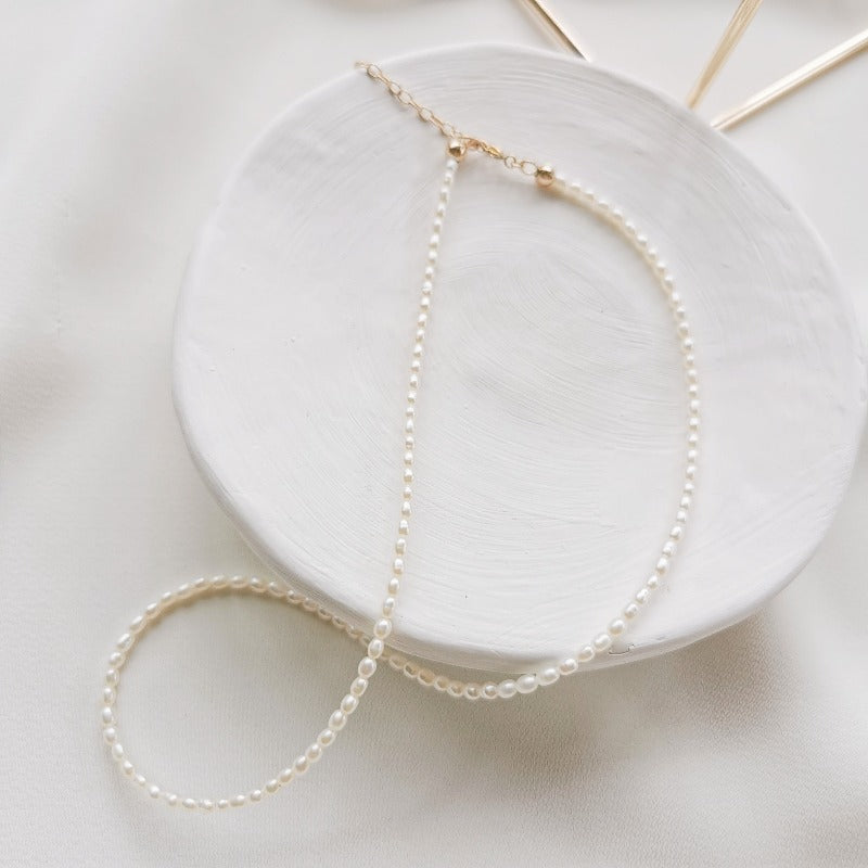 Mini | Aylin Pearl Strand Chain Necklace