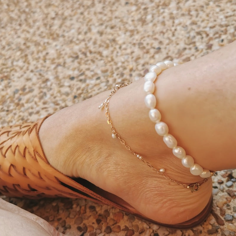Limitless | Myah Baroque Pearl Anklet