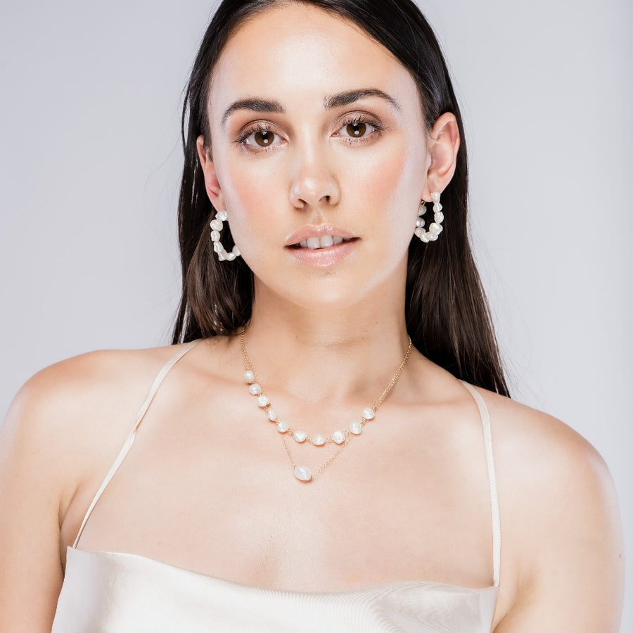 PearlLover | Erica II Floating Pearl Necklace
