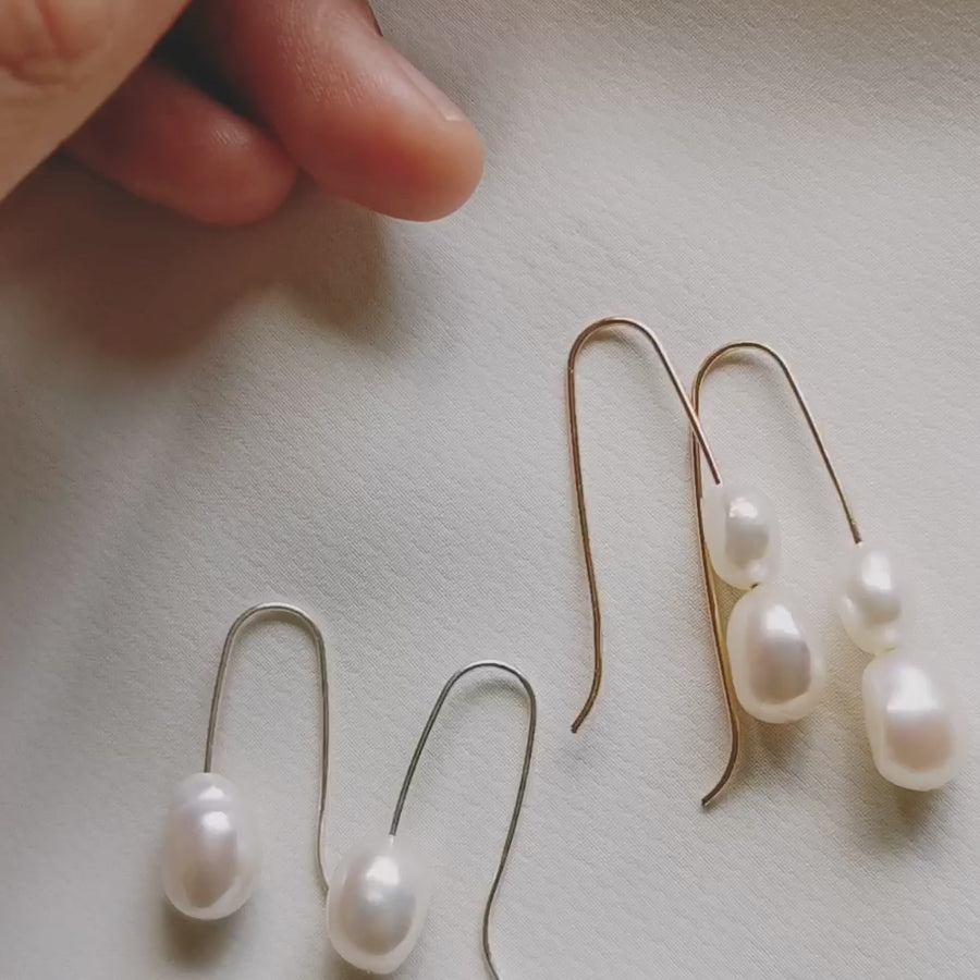 Limitless | Aitana Pearl Hook Earrings